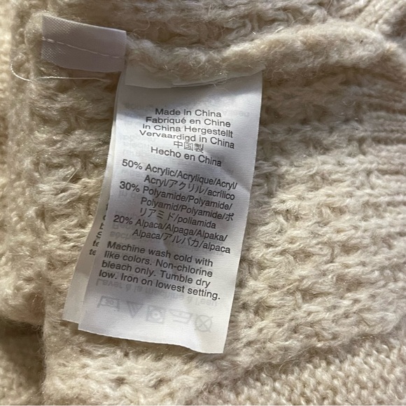 J.Crew cable knit mock neck sweater small - Picture 8 of 8